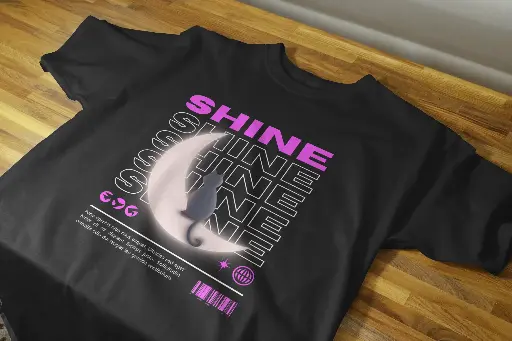 Lunar Cat Drip Classic T Shirt